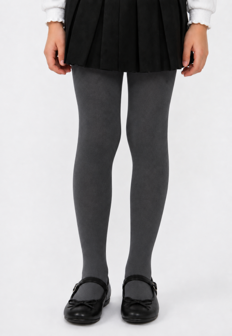 Dres penti copii ,micro 40 den, mat, opac ,gri inchis Engros